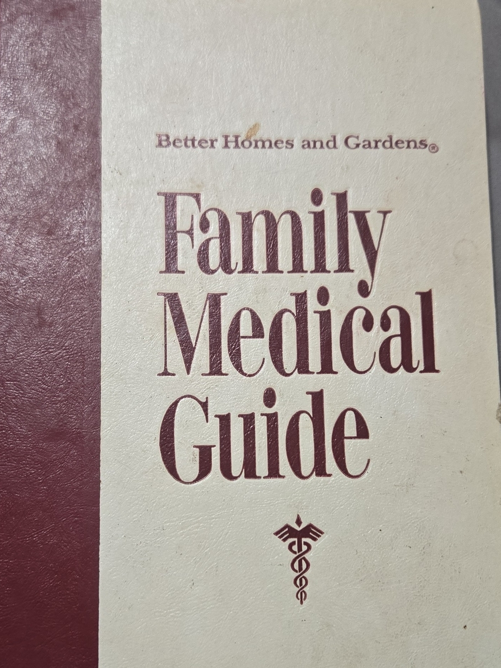 Better Homes and Gardens Family Medical Guide - Burgundy and Cream